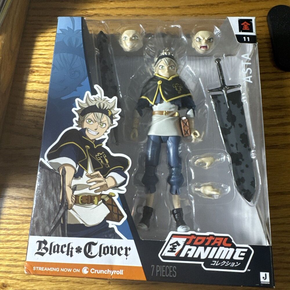 Jazwares Total Anime Black Clover Asta 5.5” Inch Action Figure #11 NIB